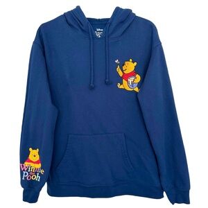 Disney Size L (12-14) Winnie the Pooh “Stay Sweet” Navy Sweatshirt Hoodie